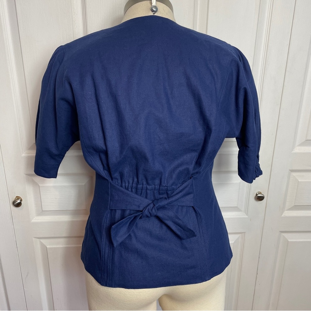 LINEN Button Down Top - Picture 2 of 16